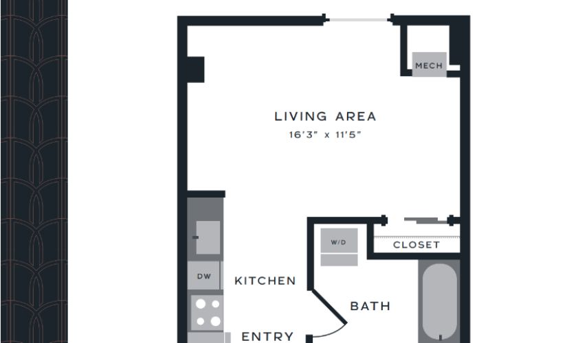 S3 - 372 Sq. Ft. - Studio 0x1