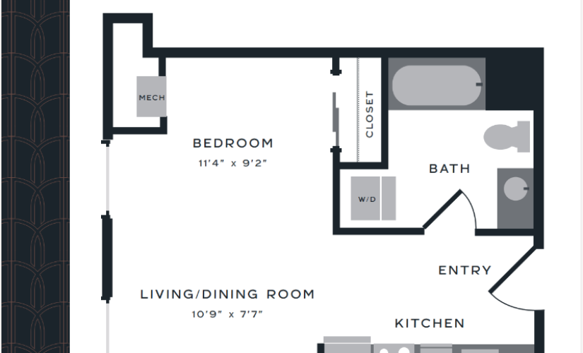 S5 - 390 Sq. Ft. - Studio 0x1