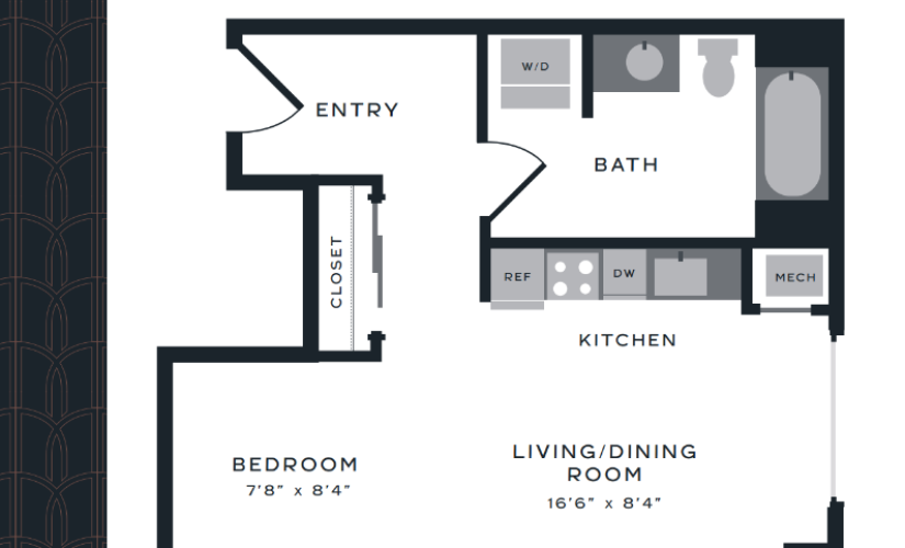  S10 - 486 Sq. Ft. - Studio 0x1